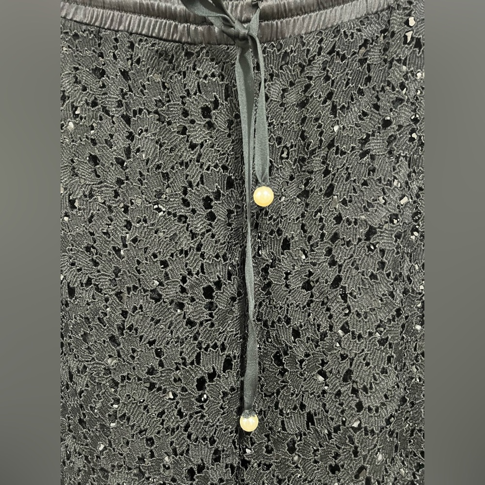Adam Lippes Lace Drawstring pant - Picture 3 of 8